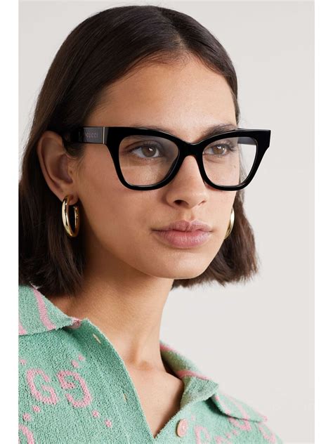 gucci cat eye square sunglasses|Gucci cat eye prescription glasses.